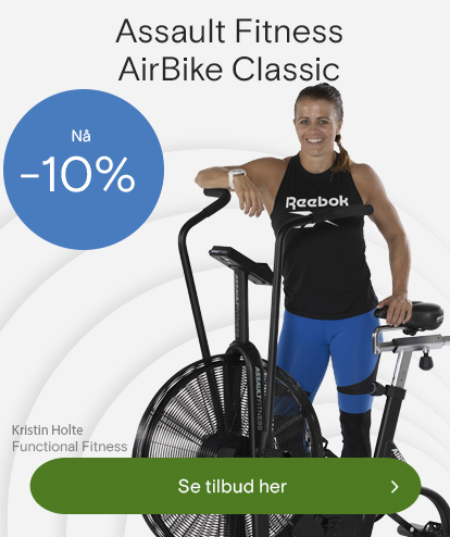 Kristin Holte med Assault Fitness airBike