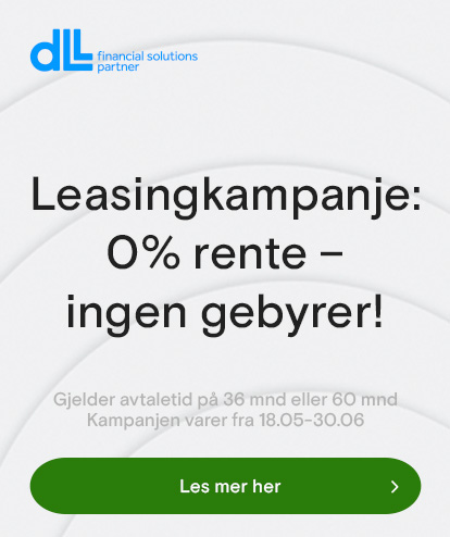 0% rentekampanje på leiefinansiering via DLL