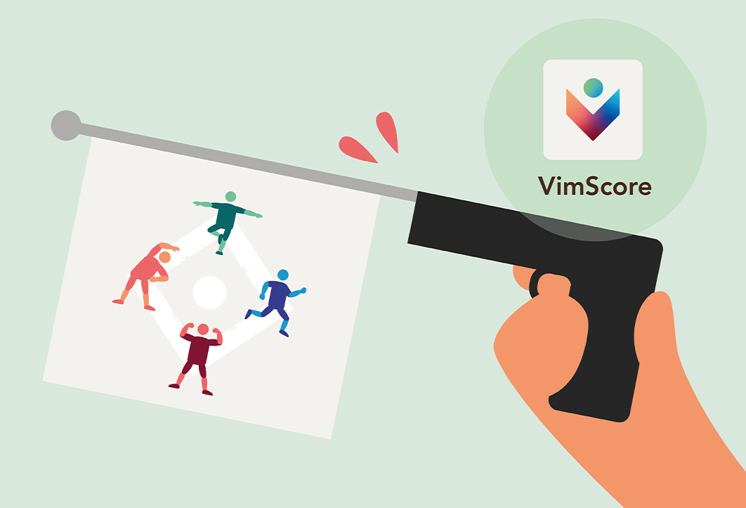 VimScore hjelper deg med å komme i gang med trening